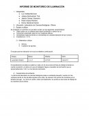 INFORME DE MONITOREO DE ILUMINACIÓN