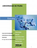 Estrategia de Operaciones. Análisis Externo e Interno