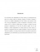 Independencia de Honduras y Centroamérica
