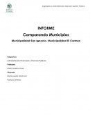 INFORME Comparando Municipios