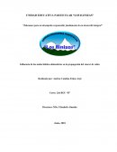 Influencia de los malos hábitos alimenticios en la propagación del cáncer de colón