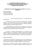 PROGRAMAS DE LA ASIGNATURA DE EDUCACIÓN FÍSICA I, II, III, IV, V y VI