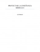 PROYECTAR LA ENSEÑANZA