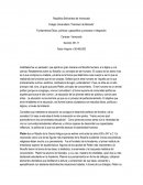 Fundamentos Éticos, políticos y geopolítica y procesos e integración