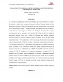 TOMA DE MUESTRAS PARA ANÁLISIS MICROBIOLÓGICO DE MOHOS Y LEVADURAS EN ALIMENTOS