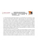 La Escuela Telesecundaria “Graciela Pintado de Madrazo”