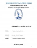 Adicciones en el Adolescente