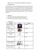 PRÁCTICA : ANÁLISIS DE DUREZA EN AGUAS