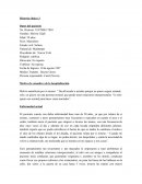 Hiistoria clinica paciente 59 años de edad