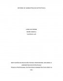 INFORME DE ADMINISTRACION ESTRATEGICA