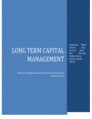 Long Term Capital Management (LTCM)