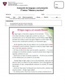 Evaluación de lenguaje y comunicación 3° básico “Fábulas y escritura”
