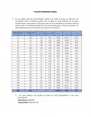TALLER REGRESION LINEAL