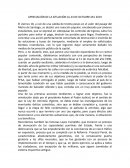 APRECIACIÓN DE LA SITUACIÓN AL 24 DE OCTUBRE DEL 2019