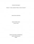 Evidencia 1: Cuadro comparativo “Medios y modos de transporte”