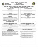 PROYECTO DEL COMPONENTE AUTONOMIA CURRICULAR