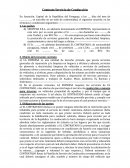 Contrato Servicio de Conducción