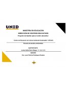 Proyecto de Gestión para el centro educativo: “Centro de Educación de Cultura Ambiental Sustentable” (CECAS)