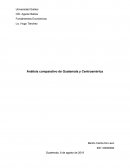 Analisis comparativo entre Guatemala y Centroamerica