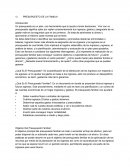 PRESUPUESTO DE LA FAMILIA