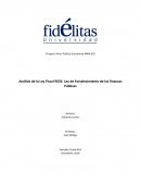 Análisis de la Ley Fiscal 9635: Ley de Fortalecimiento de las finanzas Públicas