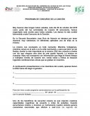 Programa para Concurso de la Canciòn