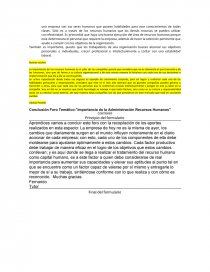 Importancia Recursos Humano. Página 4