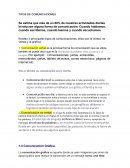 Tipos de comunicaciones
