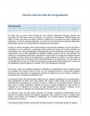 Factores clave del exito de una organizacion