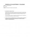 PARCIAL DE AUDITORIA Y CALIDAD Calidad Total
