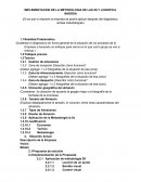 IMPLEMENTACION DE LA METODOLOGIA DE LAS 5S Y LOGISTICA INVERSA