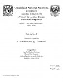 Experimento de J.J. Thomson