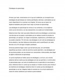Estrategias de aprendizaje