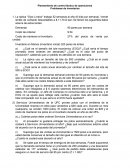 Planeamiento de control táctico de operaciones Problemas de inventarios