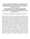Captacion de agua lluvia para el ahorro de agua potable en viveros