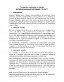 Percepción, motivación y relación ENTRE EL CONSUMO DEL TABACO Y EL CAFÉ