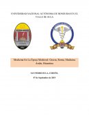 Medicina En La Época Medieval: Grecia, Roma, Medicina Árabe, Bizantina