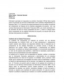Oferta técnica. Auditoría de los Estado Financieros