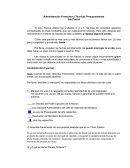 Administración Financiera y Técnicas Presupuestarias