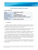 DISEÑO DE UN SISTEMA DE GESTIÓN DE CALIDAD