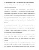 LA RENTABILIDAD Y COMO EL SISTEMA FINANCIERO PUEDE GENERARLO