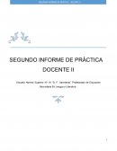 Informe Práctica Docente