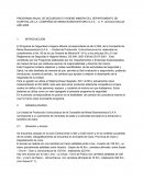 PROGRAMA ANUAL DE SEGURIDAD E HIGIENE MINERA DEL DEPARTAMENTO DE HOSPITAL DE LA COMPAÑIA DE MINAS