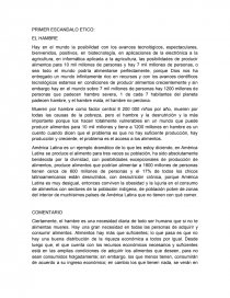 PRIMER ESCANDALO ETICO: EL HAMBRE. Página 1