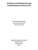 TERMODINÁMICA. Análisis del funcionamiento para sistemas de refrigeración