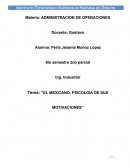 El mexicano, psicología de sus motivaciones