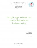 Aplicaciones Moviles con mayor demanda en Latinoamerica