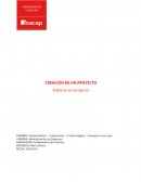 Elaboración de un proyecto Fundamentos de Finanzas