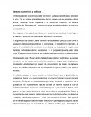 Acontecimientos politicos del Estado Liberal del siglo XX