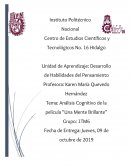 Análisis Cognitivo de la película “Una Mente Brillante”